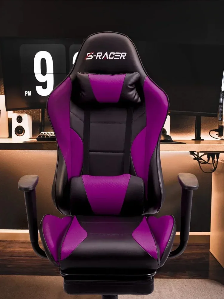 L High Back Gaming Chair Ergonomic Gaming Computer Chair,Purple office furniture game chair  office chairs