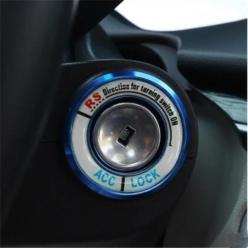 Luminous ignition switch decoration modified keyhole ring case For Chevrolet Cruze Trax/For Buick REGAL GT/XT Opel Mokka ASTRA J