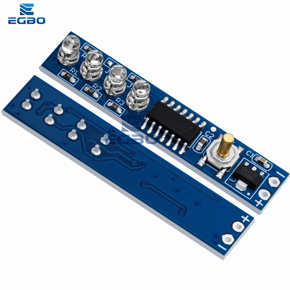 18650 리튬 배터리 충전 표시기 모듈 퍼센트 전력 레벨 테스터 LED 디스플레이 보드, EGBO 1S 2S 3S 4S 싱글 3.7V, 1-10 개