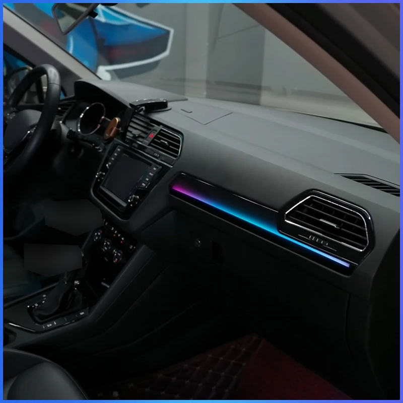 TMPRO Special RGB LED Ambient Light for Volkswagen Tiguan L/Tiguan X 2017-2021 64 Colors Interior Decorative Atmosphere Lamp
