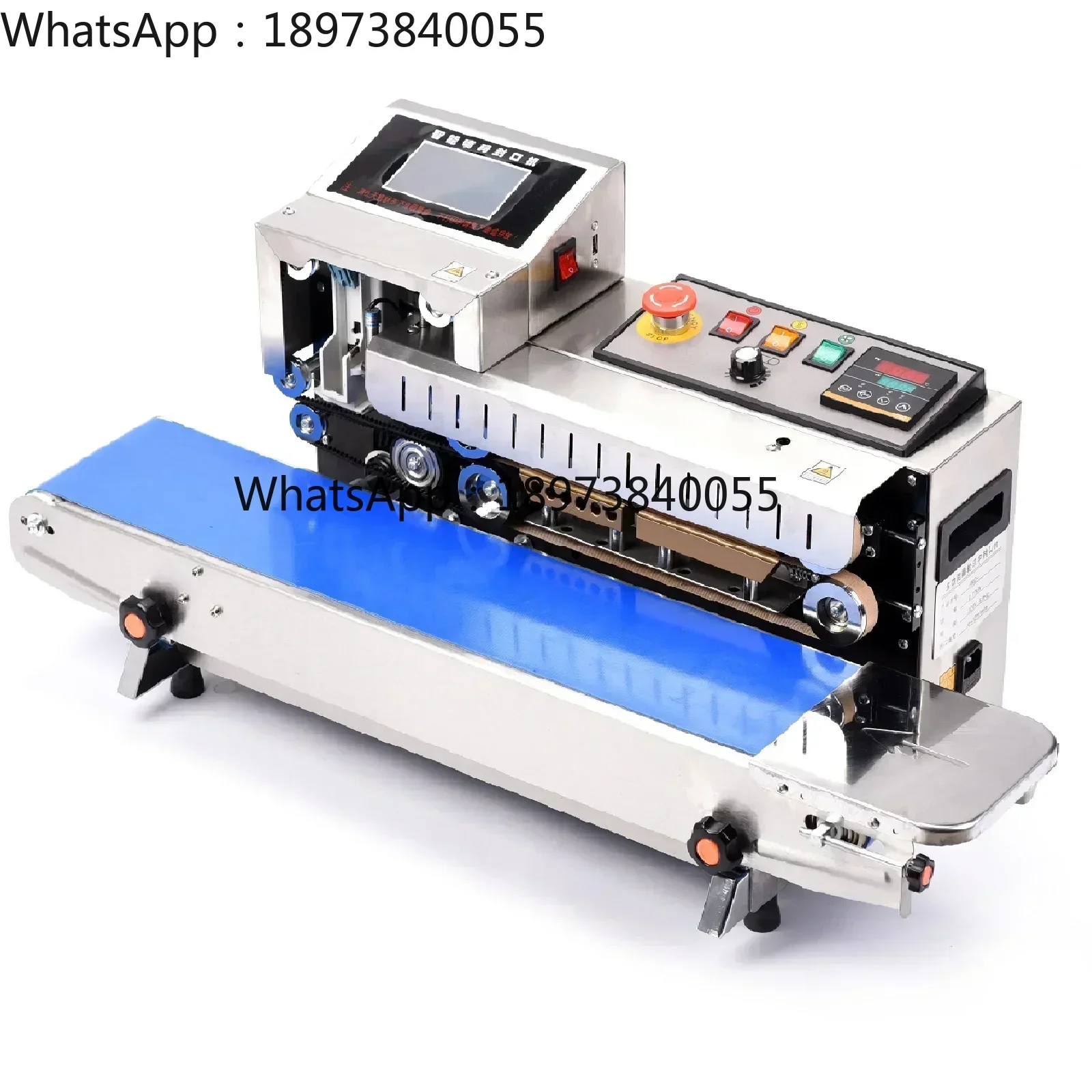 

FR-1600 Spray Code Sealing Integrated Machine Automatic Continuous Bag PE Film Ink Jet Printing Sealer