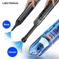 Wireless Car Vacuum Cleaner 2-in-1 Suction Nozzle Blowpipe Handheld Vacum Cleaner Liectroux i5, Wireless Handheld Vacuum for Car