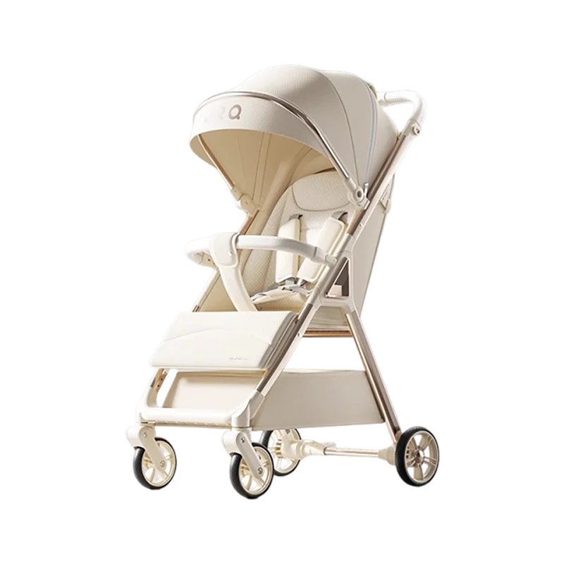 

Коляска для новорожденных может сидеть или лежать, детская легкая складная посадочная дорожная коляска для детей 0-6 лет, двухколесная подвеска