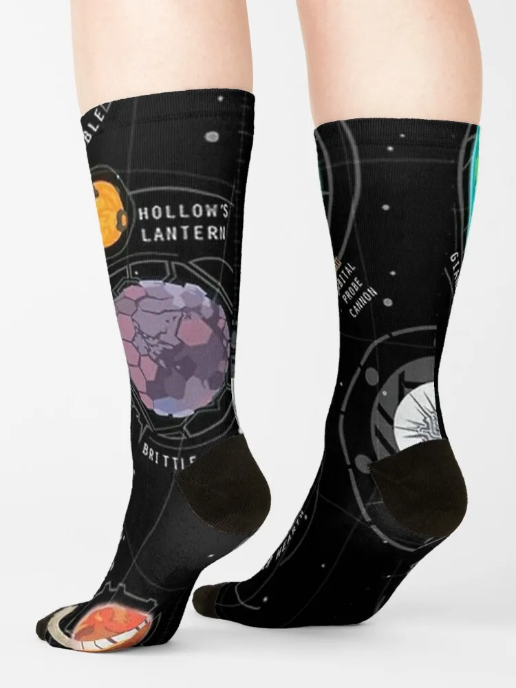 Outer Wilds Game Socks uomo regalo calzini divertenti donna