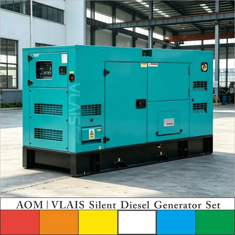 By Silent Generator Set 250KVA/200KW 50HZ/60HZ 110V-220V-380V-415V Single & Three Phase Industrial Electric Power