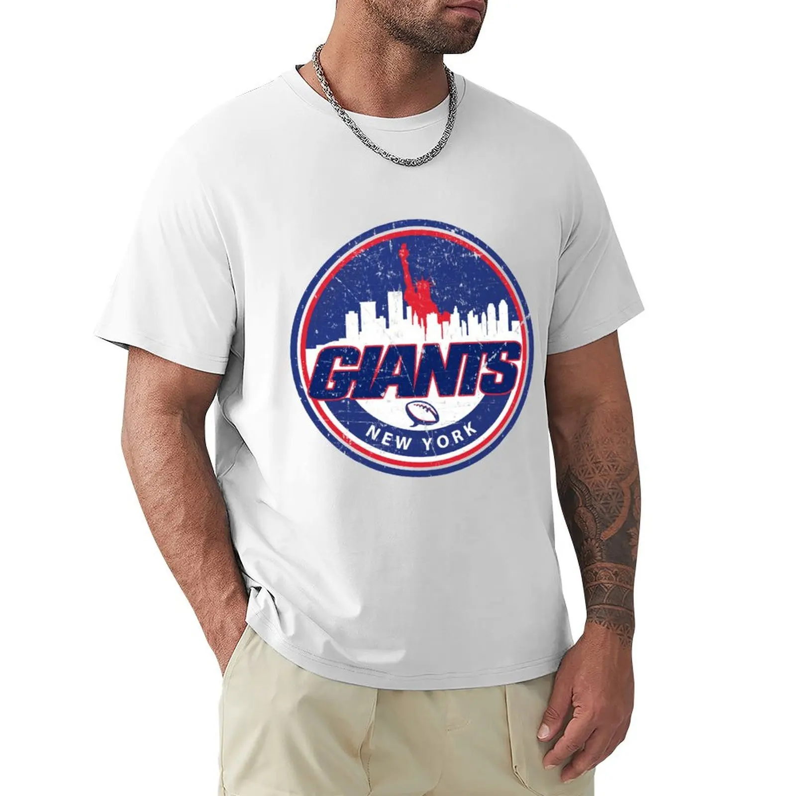 

New York Giants Football _ T-shirt blacks cute tops sports fans mens t shirts casual stylish