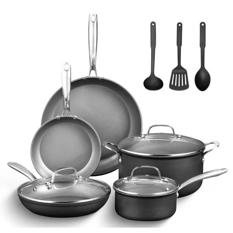 

Granitestone Diamond Pro Pots and Pans Set Nonstick Kitchen Cookware Set Cooking Sauce Pan Frying Skillets