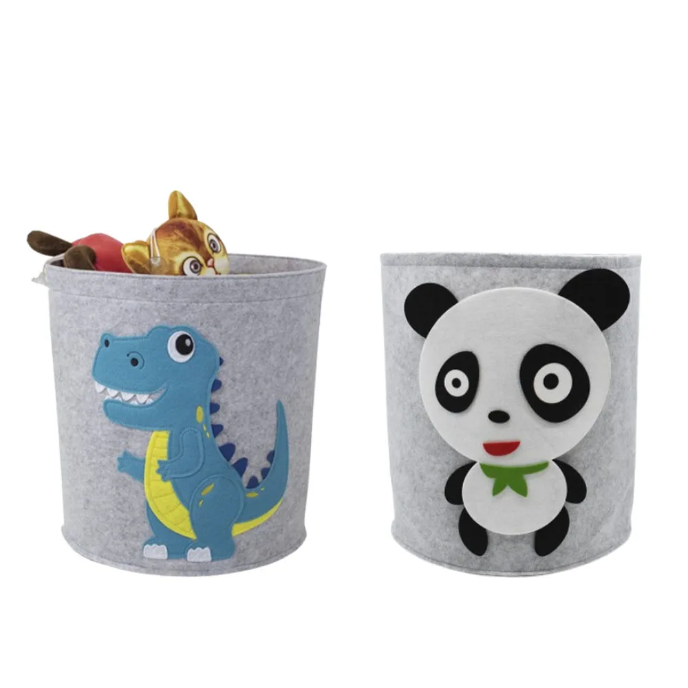 1/2/3/5PCS Baby Opslag Mand Panda Dinosaurus Cartoon Vilt Organisator Wasserij Vuile Kleren emmer Speelgoed Opbergdoos Cadeau-ideeën