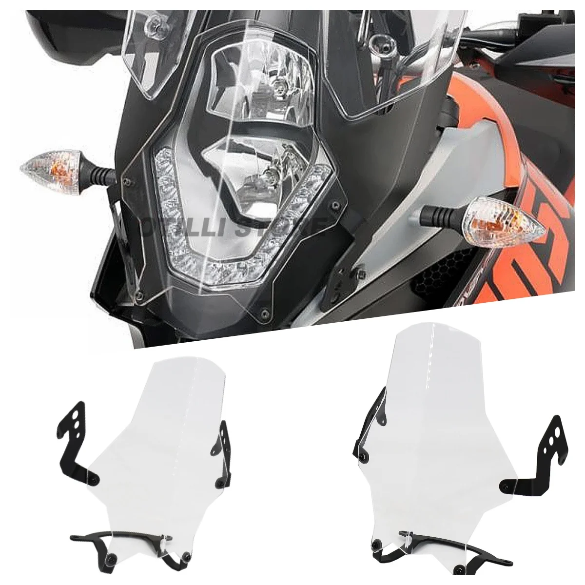 

Motorcycle Headlight Guard Transparent Head Light Protector Lens Protective Cover For 1050 ADV 1190 ADVENTURE R 1290 Super Adv T