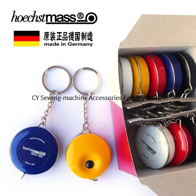 1PCS 150cm 60inch Soft Ruler Tape Measure Hoechstmass Imported Germany Keychain Tape Hoechst Mass Measuring Tape Extension Ruler