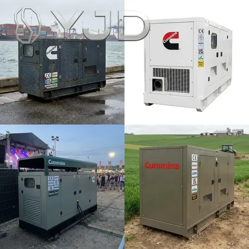 3 Phase Silent Generator Set with Waterproof Canopy Auto Start for Engine 50kW 1000kW for Industrial & Commercial