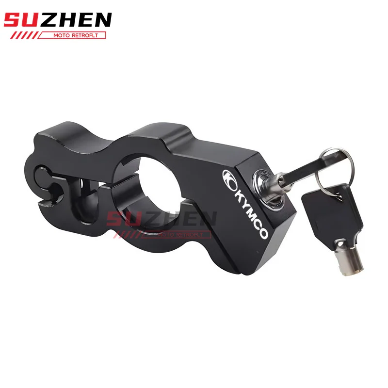 For KYMCO DOWNTOWN NIKITA GDINK KXCT PeoPle S Racing S G150 Motorcycle Handlebar Lock Handle Solid Lock Anti Theft