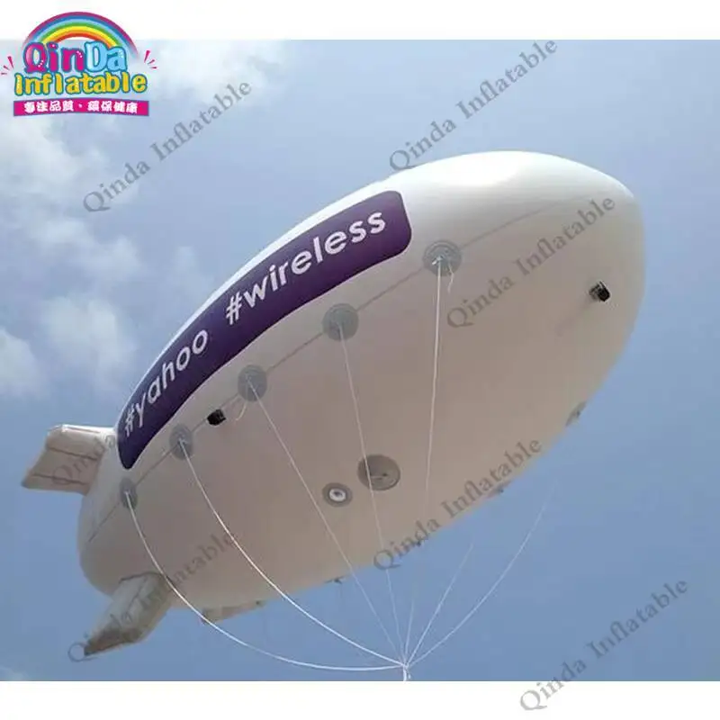 

20ft Inflatable Advertising Hydrogen Balloon Helium Blimp Airship Airplane Balloon For Advertising