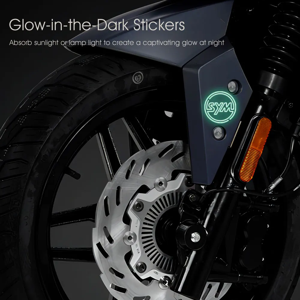 Motorcycle Glow Stickers Decal for SYM Jet 14 Cruisym 300 Maxsym 400 600 400i Adx/Jet X/Joyride/125 300 250i Accessories