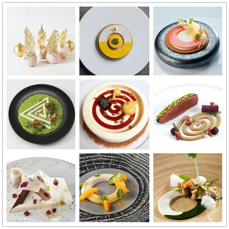 

New Various Geometric Pattern Design Decorative Lace Mat Sugar Craft Silicone Pad Fondant Cake Moulds Chocolate Molds