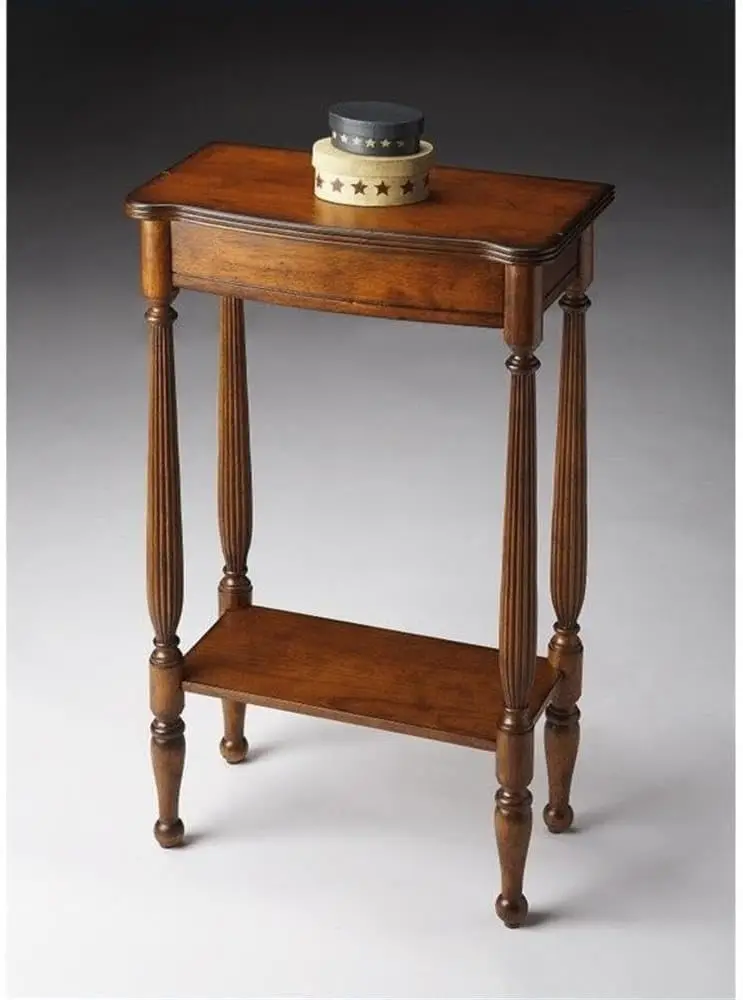 Meja Konsol Kayu Tradisional dalam Ceri Antik