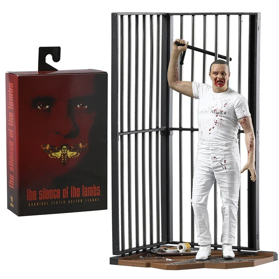 NECA 羊たちの沈黙ハンニバル・レクターアクションフィギュア PVC