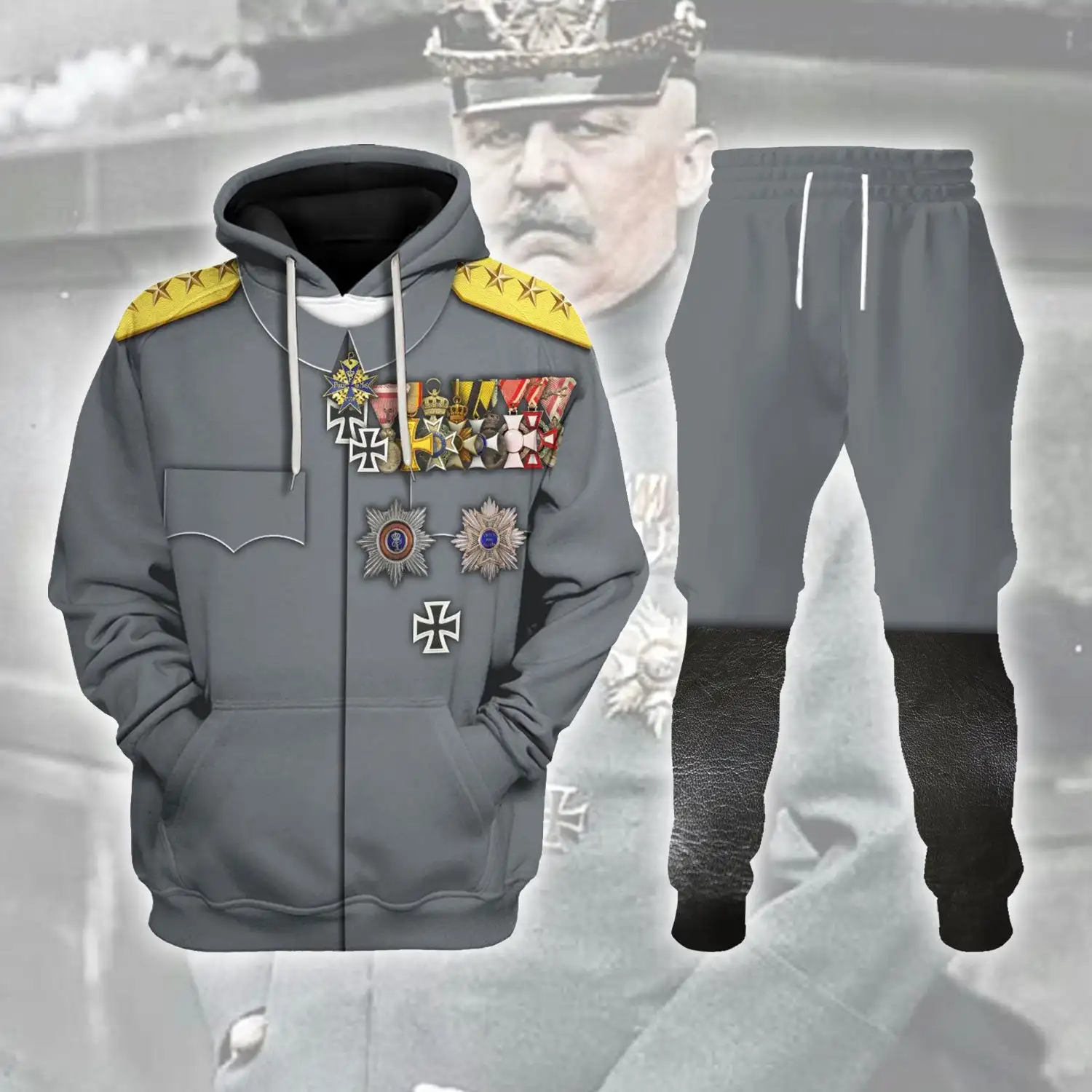 SONSPEE Miklos Horthy 3D принт мужская толстовка пуловер толстовка куртка для косплея спортивный костюм повседневная одежда одежда с длинными рукавами