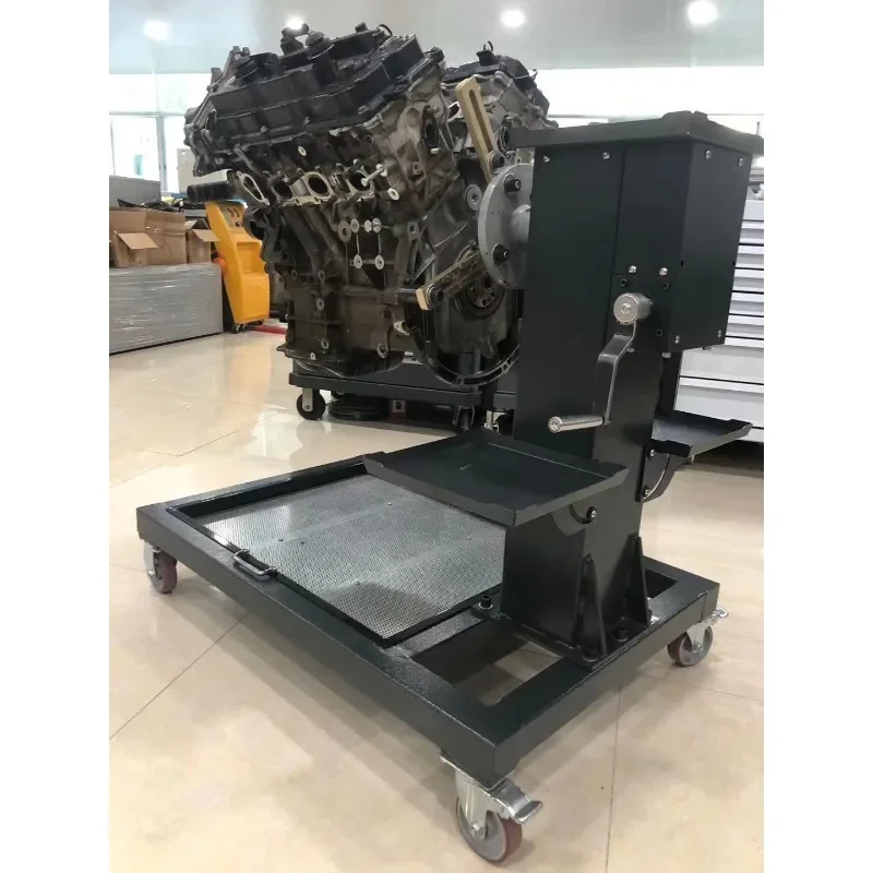 Start machine translation turret Auto repair workbench, heavy engine reversal bracket