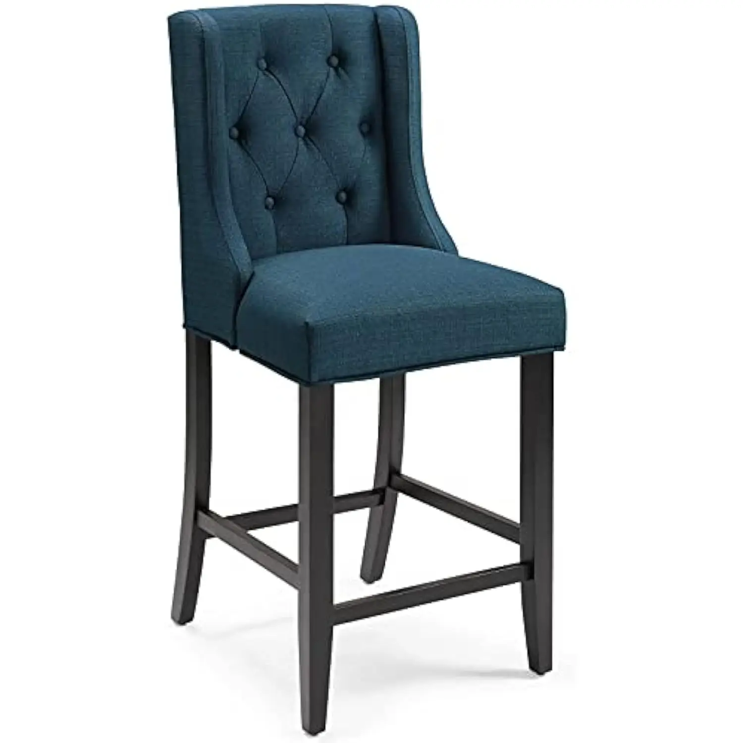 

Baronet Tufted Button Upholstered Fabric Counter Stool, Azure 19.5 x 21 x 42