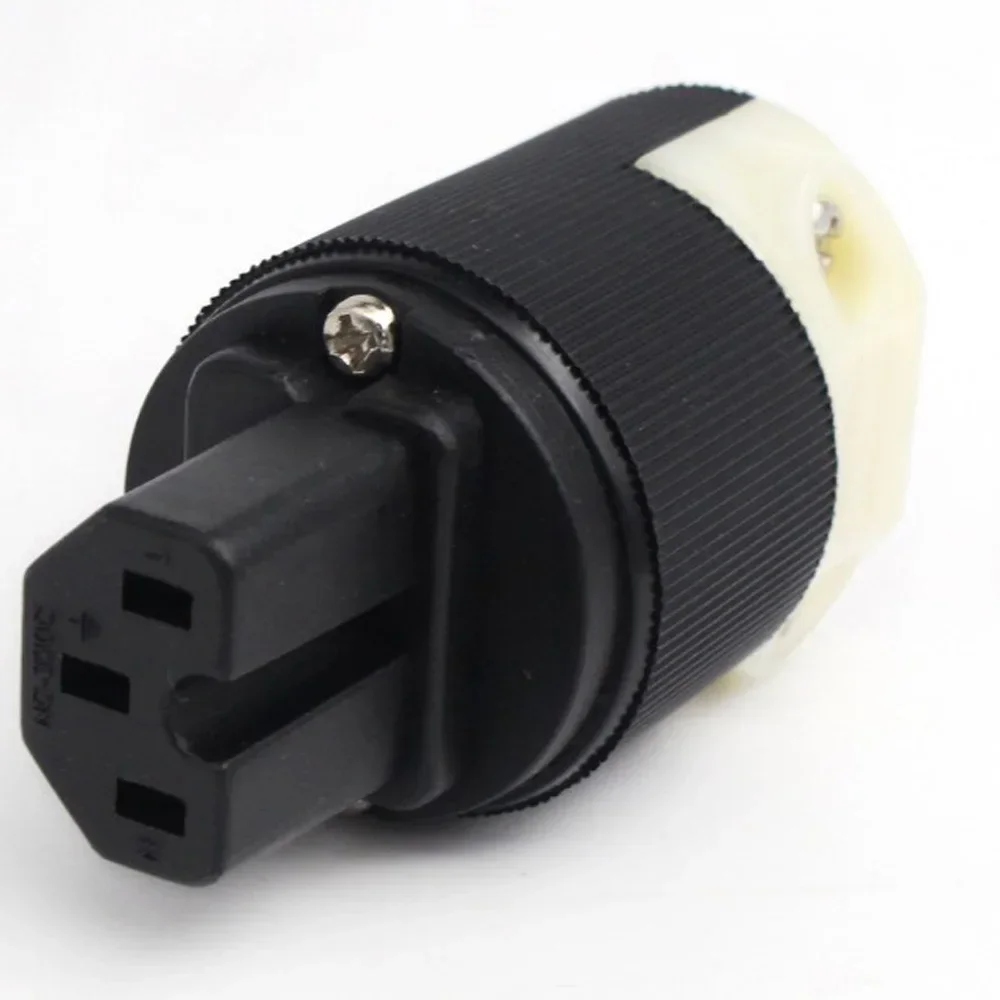 HUBBELL ハッベル 電源プラグ HBL8215C Hubbell HBL8215C Plug, Hospital Grade, 15 amp, 125V, 5-15P, Black