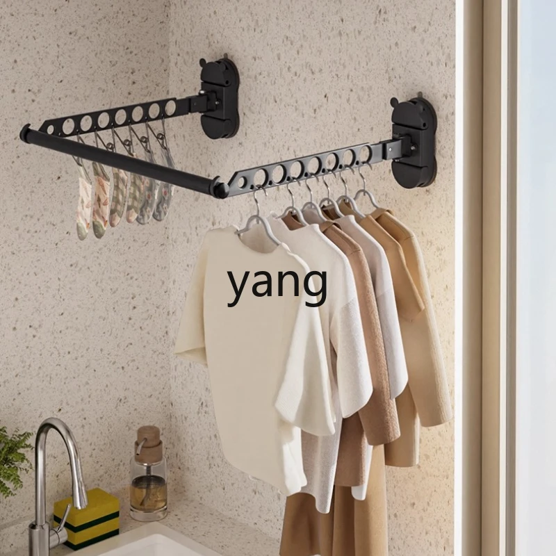 

YHM Home No-Drill Bathroom Multifunctional Foldable Sock Rack