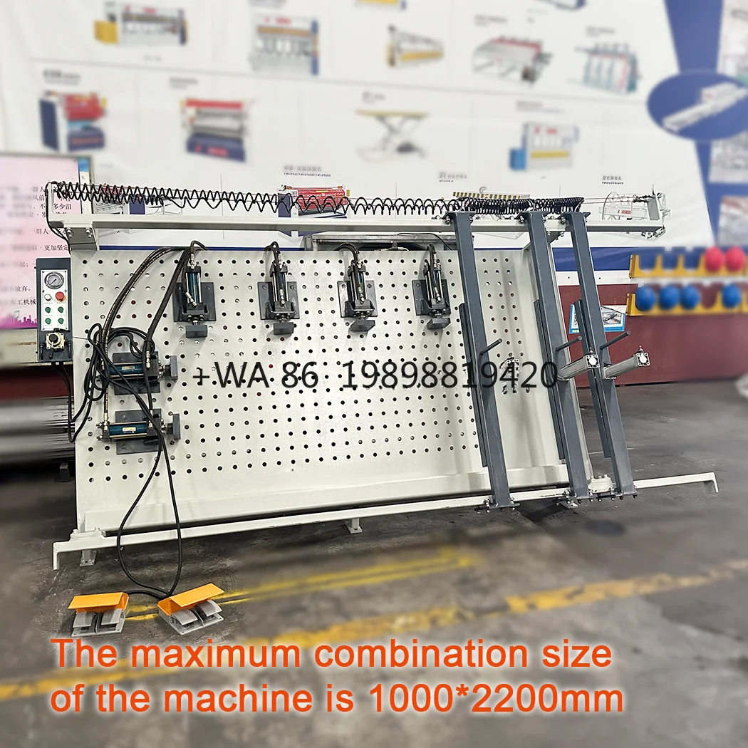 Door Assembler Frame Assembly Processing Machine Wood Jointer Composer Pneumatic