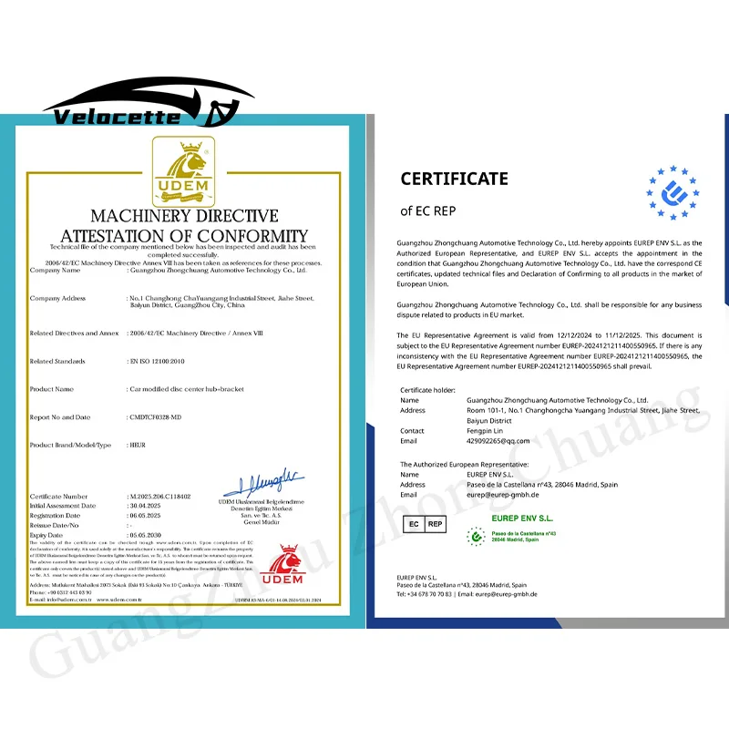 Niestandardowe żółte 6-tłoczkowe zaciski hamulcowe z niestandardowymi tarczami hamulcowymi 355 mm do Subaru WRX STI Isuzu D-Max Benz W207 E46 E92 M3 E90