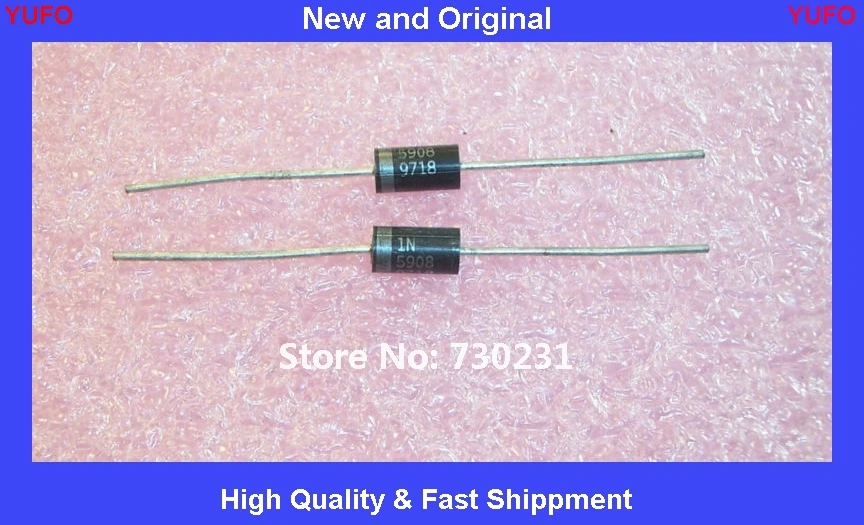 Free Shipping QTY (25) 1N5908  AXIAL DO-201 TVS DIODES 1500W 6.2V FREE SHIPPING