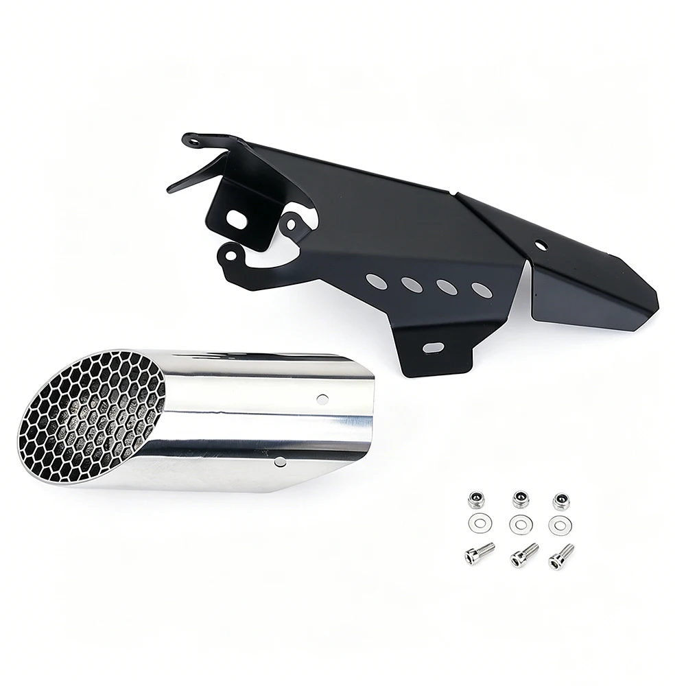 New Original Motorcycle Exhaust Pipe Aluminium+Stainless FOR YAMAHA MT07 MT 07 CNC MT-07 2021 2024 2025Exhaust Cover Protection view 4