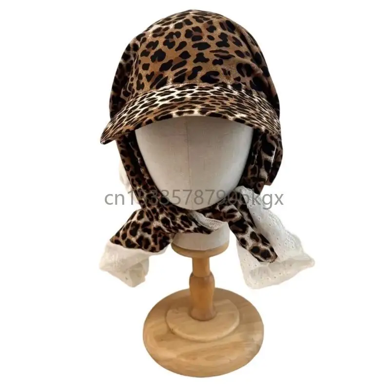

Модный цветочный принцип Headwrap Caps Head Scorf Hat для повседневного наряда Lady Ascessy J78E