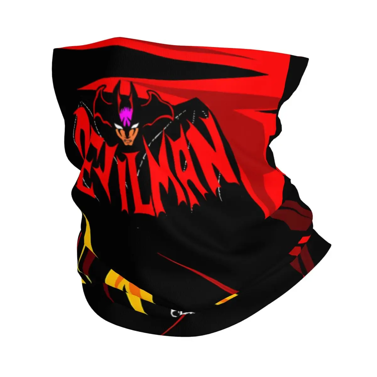 Vigorous Devilman Bandana cubierta para el cuello impreso Motor Motocross Wrap bufanda ciclismo mascarilla senderismo Unisex adulto lavable