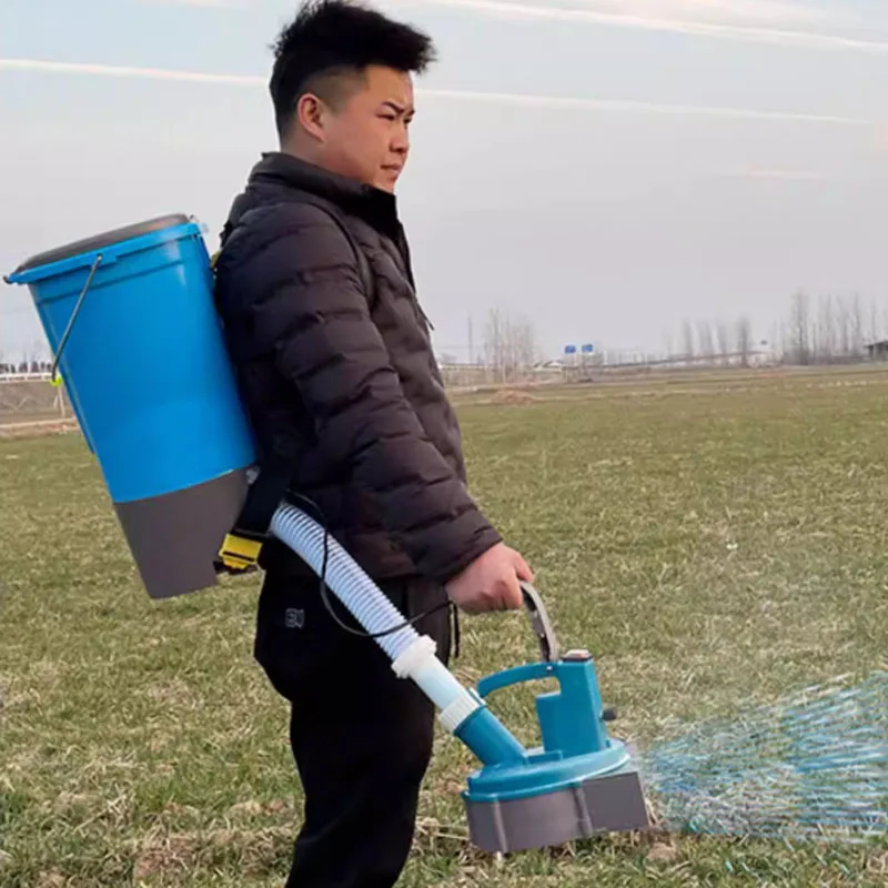 Multifunctional Electric Fertilizer Spreader Agricultural Spreaders Fish Pond Feeders Lobster Feeding Power Tools
