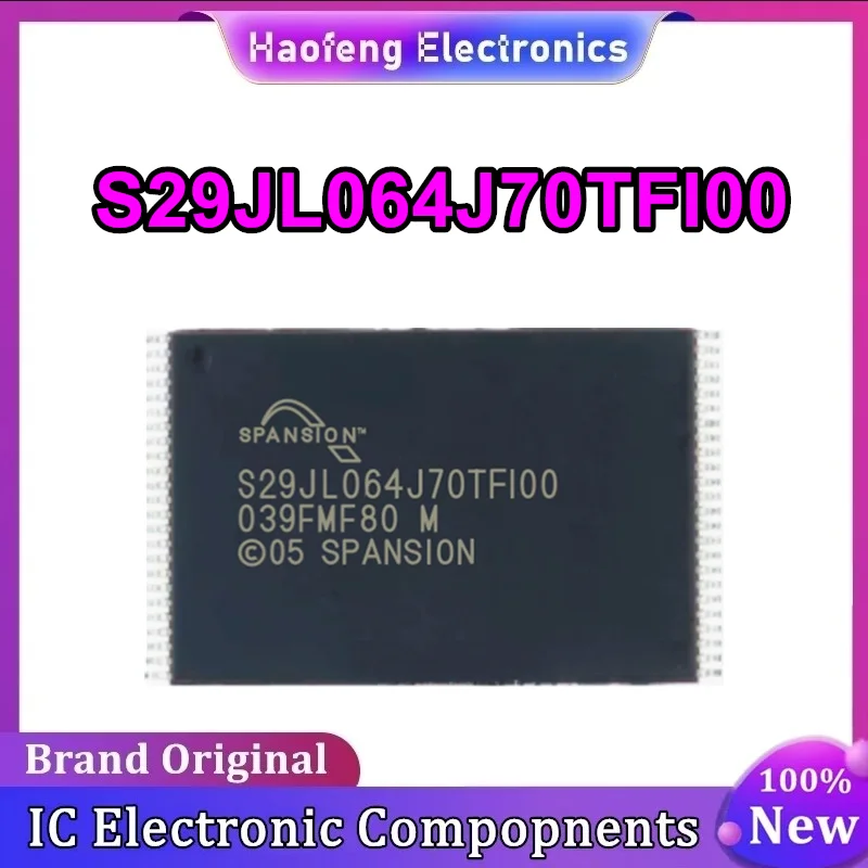 

5 шт. S29JL064J70TFI00 S29JL064J70TF100 чипсет TSOP48 IC, новый на складе