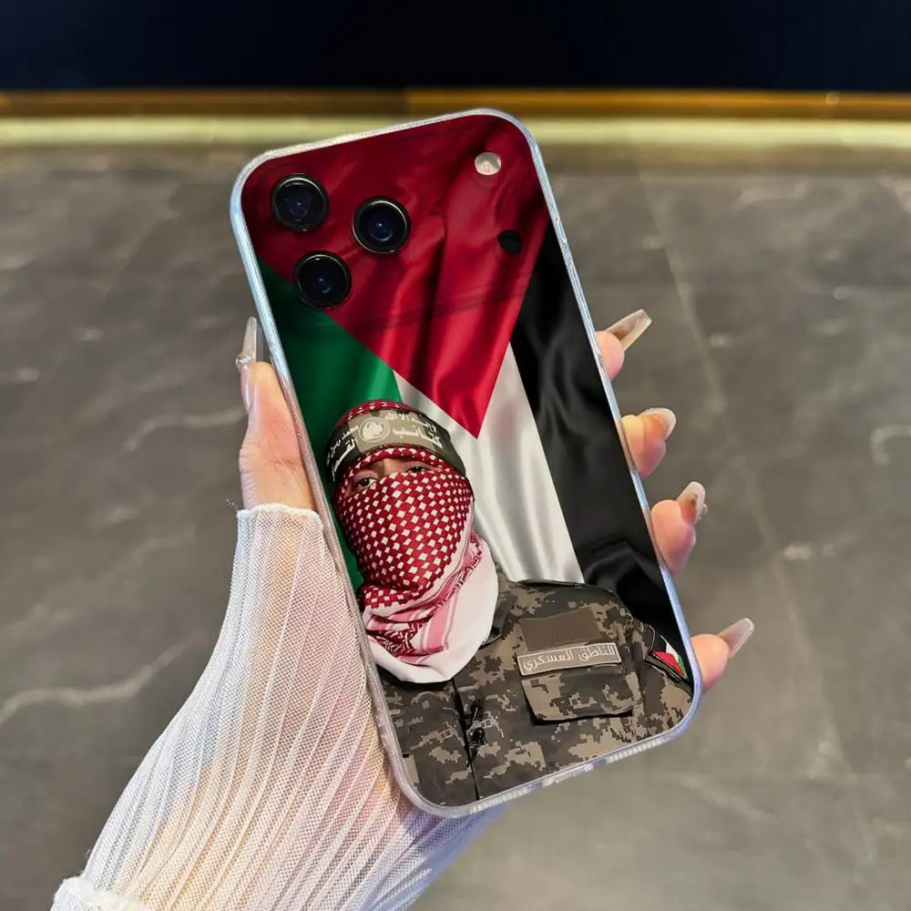 A-Abu O-Obaida Phone Case For iPhone 17,16,15,14,13,12,11 Pro,Max,Plus,X,XS,XR,SE4,E Mini Transparent Soft Cover