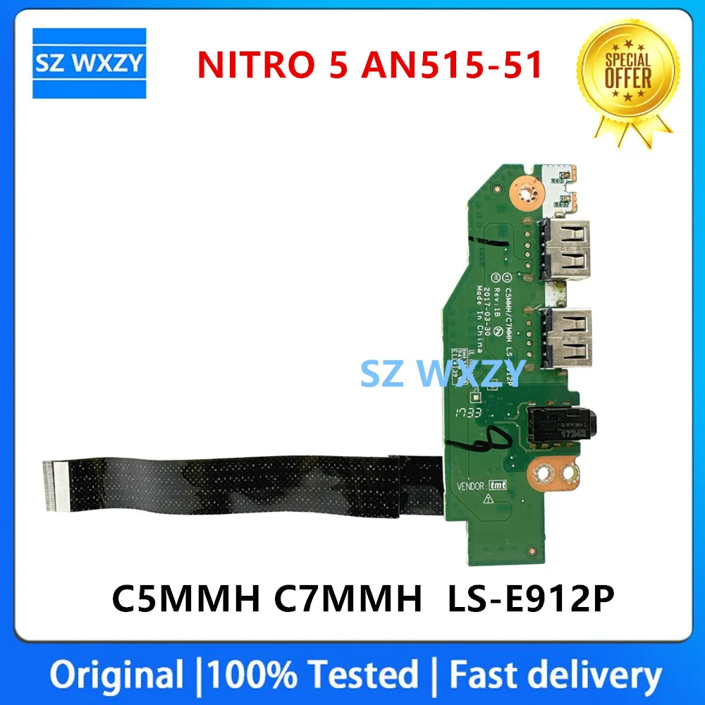 Original For ACER NITRO 5 AN515-51 SERIES LS-E912P USB Audio Board C5MMH C7MMH 100% Tested Fast Ship