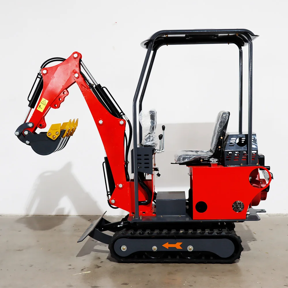 Free Shipping Epa Euro5 Mini Excavator 0.8 Ton Small Hydraulic Digger Prices Garden Agriculture 800 Kg Crawler Mini Excavator