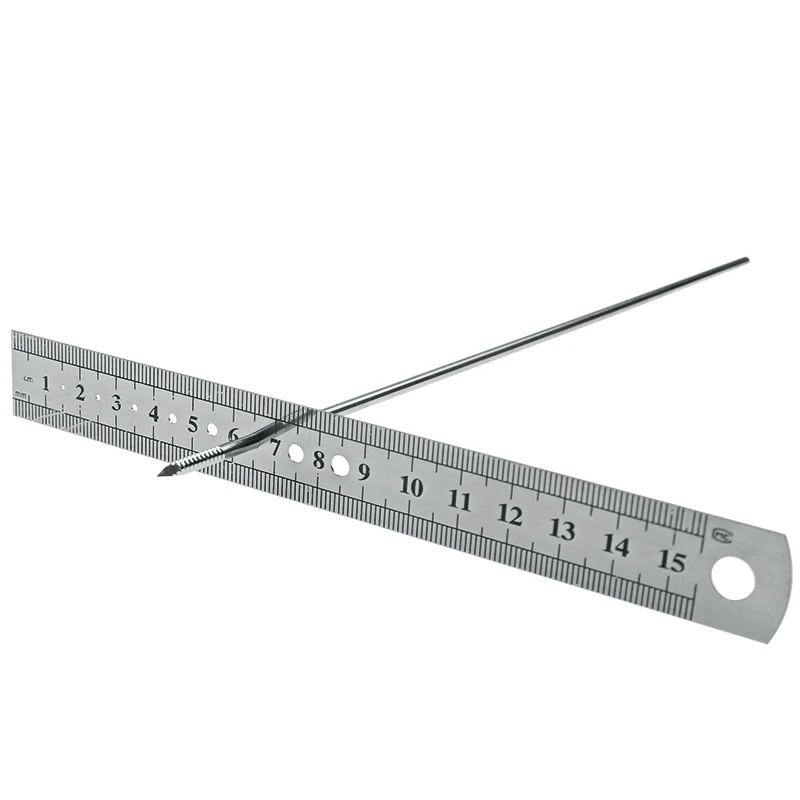 

Orthopedic Measuring Ruler Kirschner K Wire and Bone Screw Diameter Lenght Measuring Ruler Pet Vet Instrument 5pcs