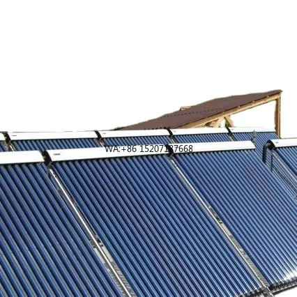 Colectores solares para calefacción de piscina, calentador de agua solar con panel de tubo de calor de 20 tubos