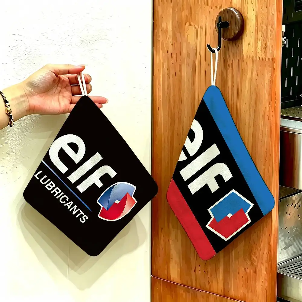 Cool E-ELFs Oil Hanging Polyester Cotton Towel, Reusable Hand Wiping Cloth, Wear Resistant for Home Kitchen Sink