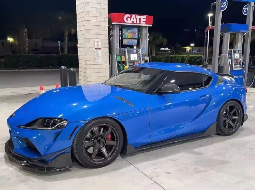 

Lower Diffuser Separator Side Bumper A90 A91 Mk5 Carbon Fiber Side Skirt T-Shaped Side