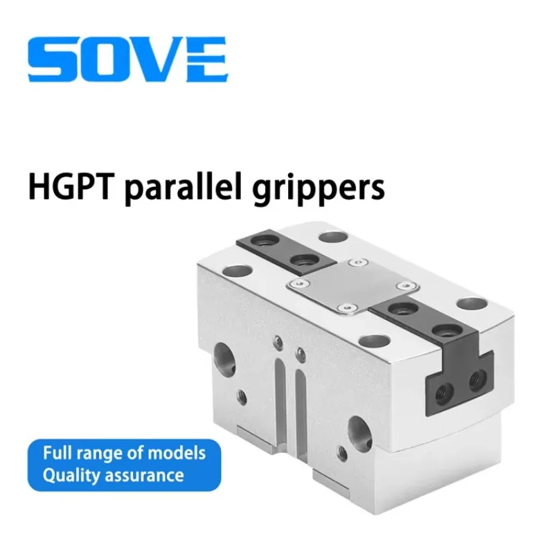 Strong Clamping Aluminum Alloy Finger Cylinder HGPT-16/20/25/35/40/50/63/80-A-B-F-G1/2 Parallel Grip Fittings