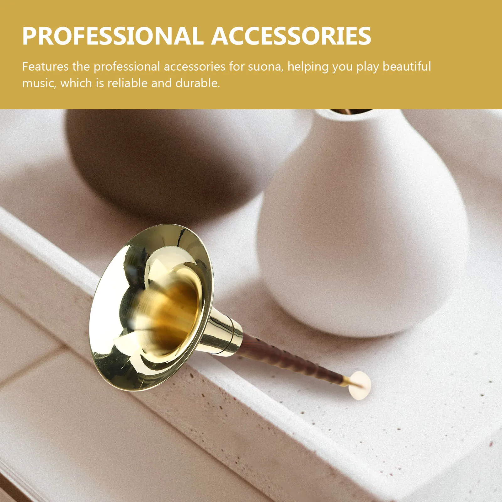 

Suona Bowl Horn Accessory Replacement Instrument Brass Professional Part Parts Musical Accessories
