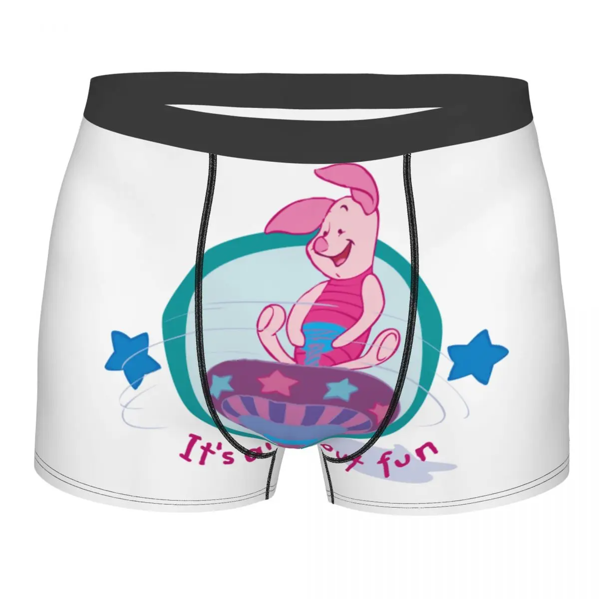

Male Cool Animation Cartoon Winnie The Pooh Underwear Boxer Briefs Men Breathbale Shorts Underpants
