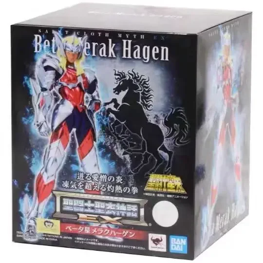 

In Stock Bandai Original Saint Seiya EX Saint Cloth Myth Octagonal Horse Hagen Movable Figure Toy Gift