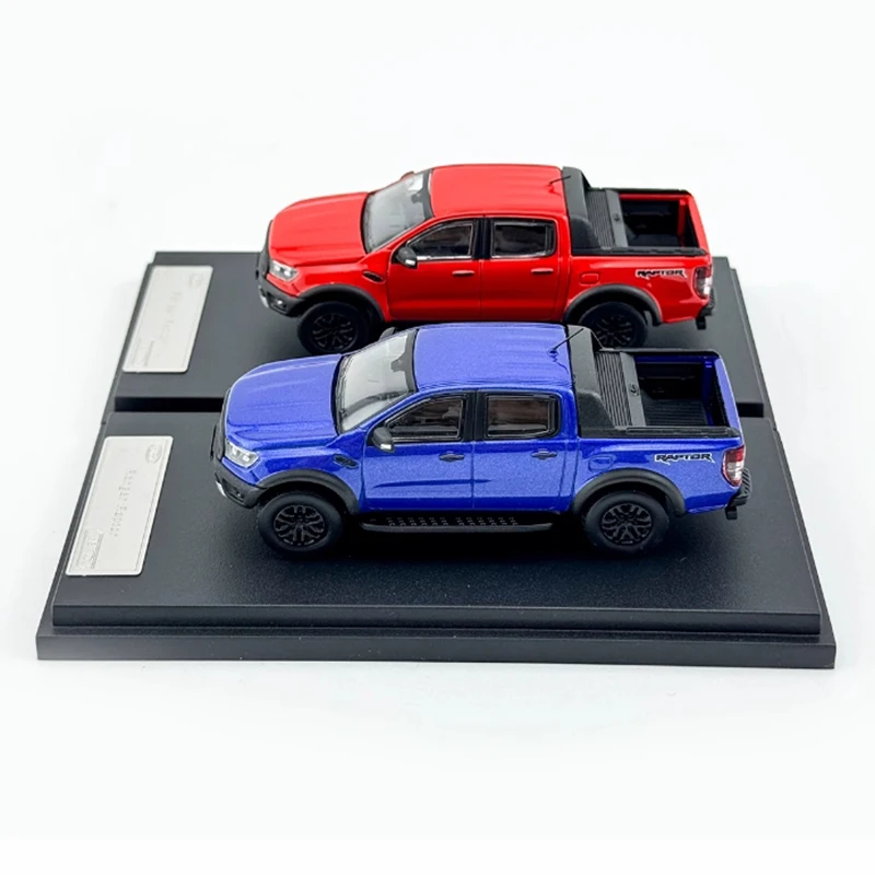 MK Diecast 1:64 Scale Ranger Raptor Pickup Truck Alloy Simulation Car Model Collection Show Decoration Gift