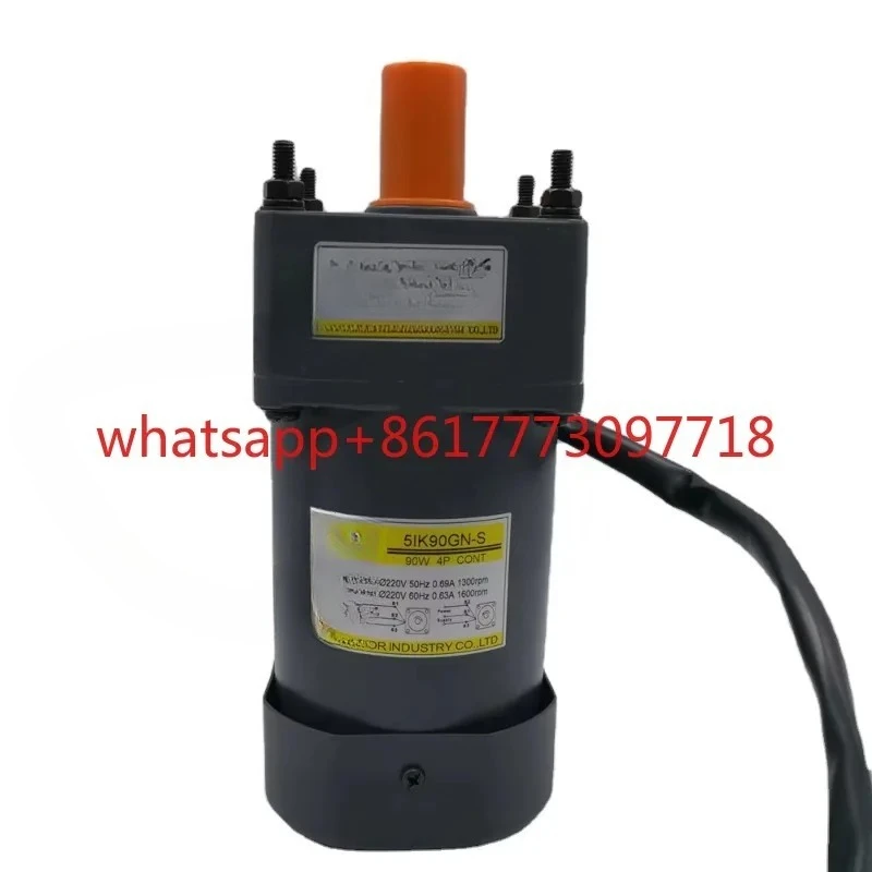 5IK90GNS/ 5GN-5K 90W Variable Speed Motor 90watts Induction Motor 3-phase 220V Gear Reduction 1:5