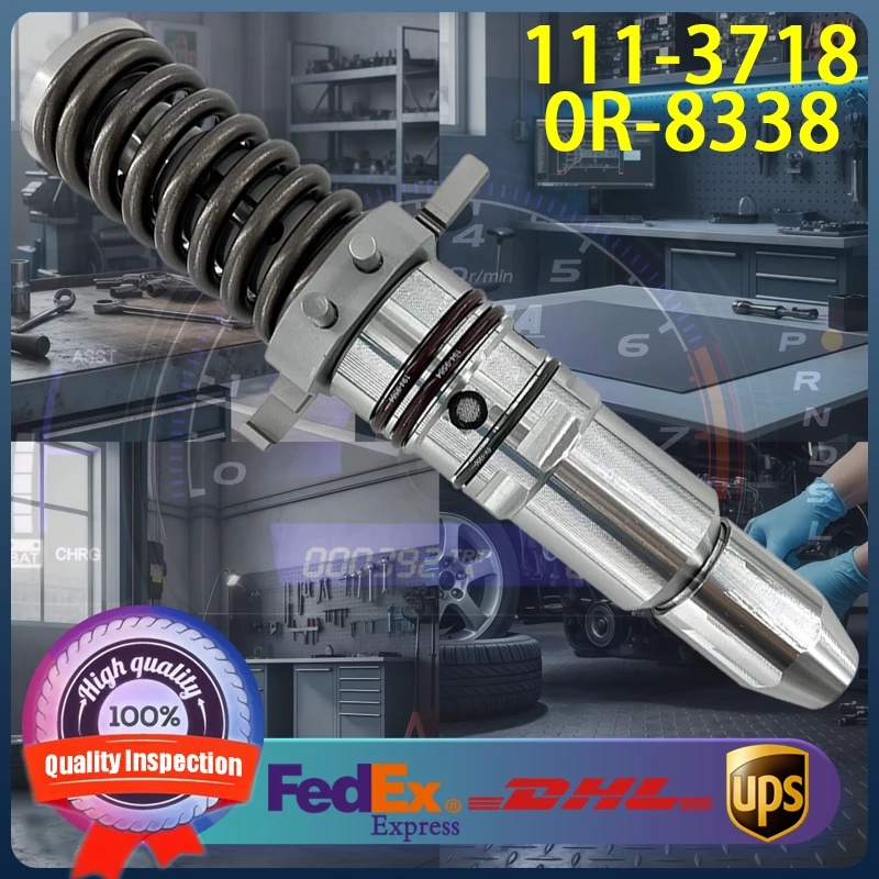 

111-3718 High Quality Diesel Fuel Injector 0R-8338 for Caterpillar CAT Engine 3508 3512 3516 Generator Set SR4