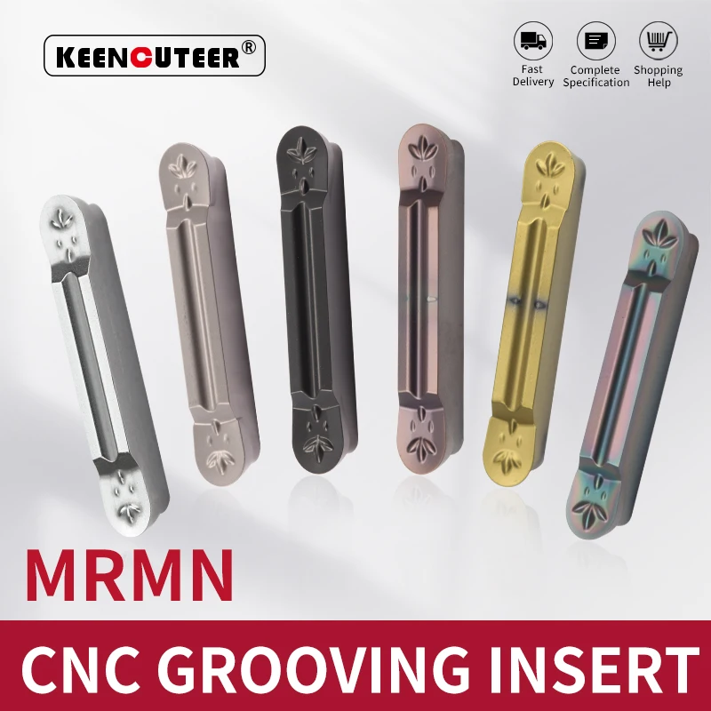 Carboneto de Inserção Grooving de Separação Ferramenta Torneamento Lâmina de Corte Ferramentas Garagem Mrmn200 Mrmn250 Mrmn300 Mrmn400 Mrmn500 Mrmn600 Mrmn800
