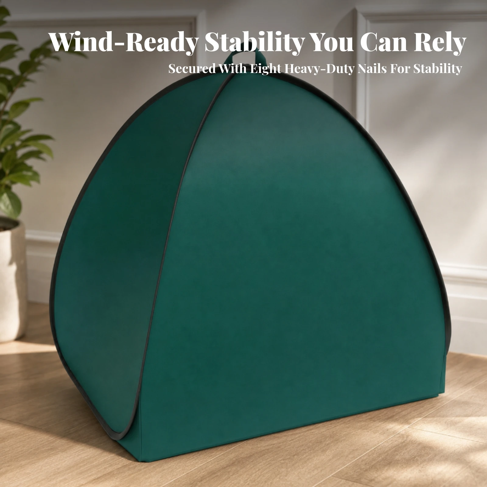 2 Pieces Instant-up Plant Cover Tent Defensive Instant Setup Plant Cover Nonwoven Sturdy for Gardeners, Garden, Backyard